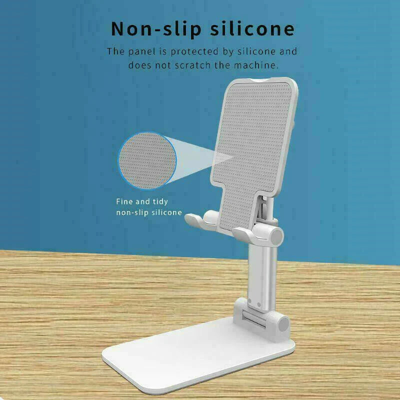 **Versatile Adjustable Stand for Phones and Tablets - Ideal for All!**