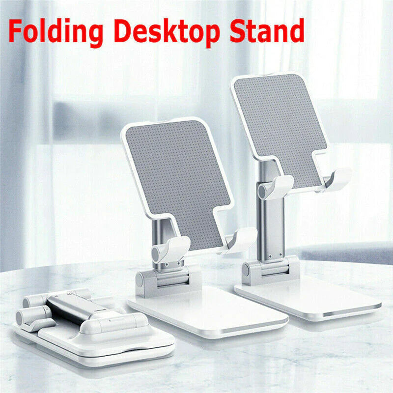 **Versatile Adjustable Stand for Phones and Tablets - Ideal for All!**
