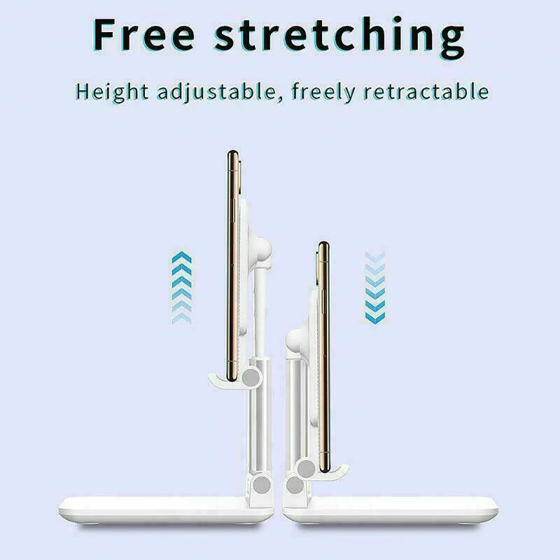 **Versatile Adjustable Stand for Phones and Tablets - Ideal for All!**