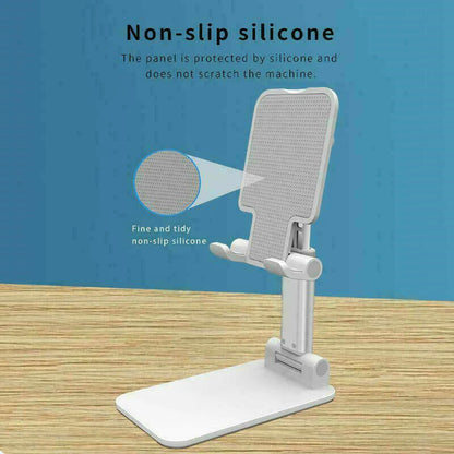 **Versatile Adjustable Stand for Phones and Tablets - Ideal for All!**